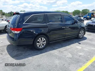 2016 Honda Odyssey SE with VIN 5FNRL5H36GB078398, listed as a IAAI auction lot 41995777 with 169,910 mi miles. Bid and sale history available at carsss.com. Image 4.
