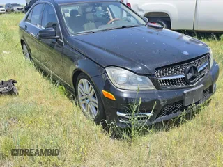 2012 Mercedes-Benz C 300 Sport with VIN WDDGF8BB3CR193809, listed as a Copart auction lot 62795425 with 175,000 mi miles and Salvage title. Bid and sale history available at DreamBid. Image 1.