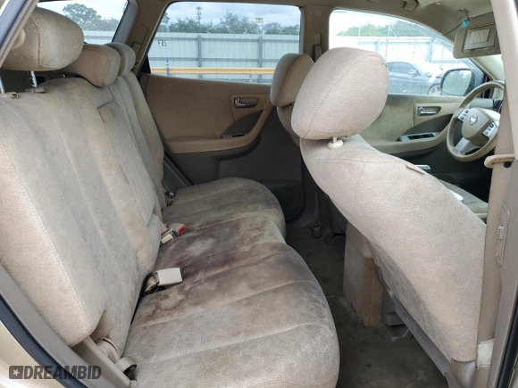 2006 Nissan Murano S with VIN JN8AZ08T66W427458, listed as a Copart auction lot 85074184 with 190,015 mi miles and Salvage Title. Bid and sale history available at carsss.com. Image 10.