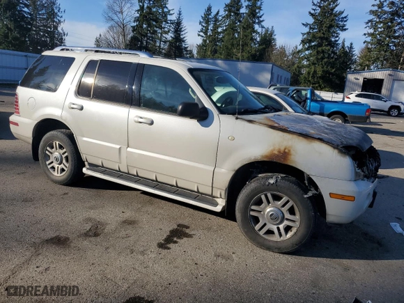 2004 Mercury Mountaineer Convenience w/4.6L with VIN 4M2DU86W54ZJ15401, listed as a Copart auction lot 47472505 with 0 mi miles and Salvage Title. Bid and sale history available at carsss.com. Image 4.