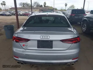 2019 Audi S5 Coupe Premium Plus with VIN WAUP4AF50KA016933, listed as a IAAI auction lot 41755604 with 50,219 mi miles. Bid and sale history available at carsss.com. Image 16.