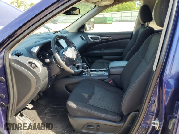2020 Nissan Pathfinder SV with VIN 5N1DR2BNXLC593070, listed as a Copart auction lot 53845785 with 84,443 mi miles and Salvage title. Bid and sale history available at DreamBid. Image 7.