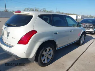 2007 Nissan Murano SL with VIN JN8AZ08T37W518771, listed as a IAAI auction lot 41847803 with 121,054 mi miles and . Bid and sale history available at carsss.com. Image 4.