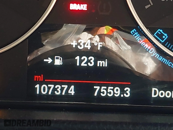 2017 BMW 3 Series 340i xDrive with VIN WBA8B7C36HA189994, listed as a IAAI auction lot 41090133 with 107,374 mi miles. Bid and sale history available at carsss.com. Image 16.