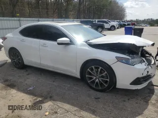 2016 Acura TLX V6 with VIN 19UUB2F35GA001837, listed as a Copart auction lot 49124445 with 0 mi miles and Salvage Title. Bid and sale history available at carsss.com. Image 4.