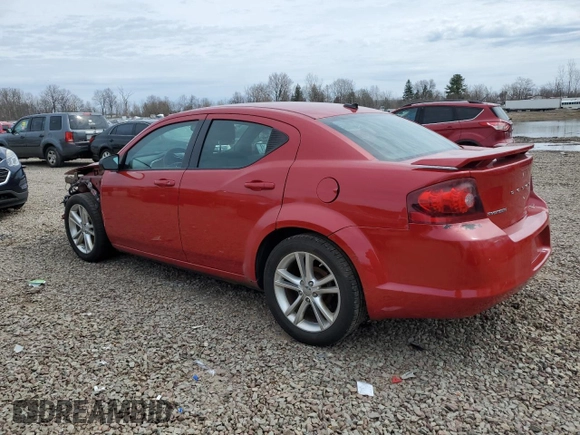 2014 Dodge Avenger SE with VIN 1C3CDZAB0EN166815, listed as a Copart auction lot 53706095 with 136,343 mi miles and Salvage Title. Bid and sale history available at carsss.com. Image 2.