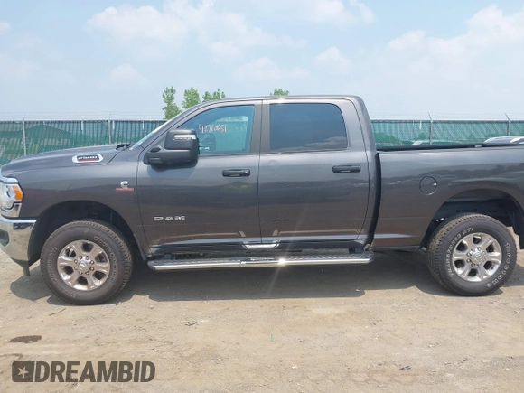 2024 Ram 2500 Big Horn with VIN 3C6UR5DL5RG266607, listed as a IAAI auction lot 42710651 with 5,333 mi miles and . Bid and sale history available at DreamBid. Image 14.