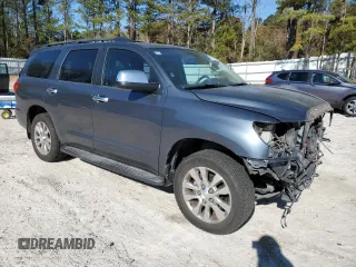 2010 Toyota Sequoia Ltd with VIN 5TDKY5G18AS030293, listed as a Copart auction lot 82199464 with 207,452 mi miles and Salvage Title. Bid and sale history available at carsss.com. Image 4.