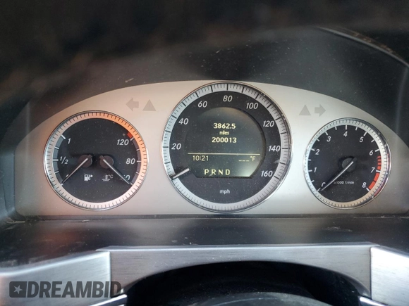 2010 Mercedes-Benz GLK 350 with VIN WDCGG8HB9AF326435, listed as a Copart auction lot 49354255 with 200,013 mi miles and Salvage Title. Bid and sale history available at carsss.com. Image 9.