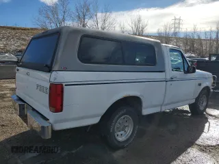 1993 Ford F-150 with VIN 1FTDF15Y4PNA36291, listed as a Copart auction lot 84710124 with 143,164 mi miles and Salvage Title. Bid and sale history available at carsss.com. Image 3.
