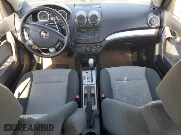 2009 Chevrolet Aveo 2LT with VIN KL1TG66E49B385473, listed as a Copart auction lot 48433685 with 91,994 mi miles and Salvage title. Bid and sale history available at DreamBid. Image 8.