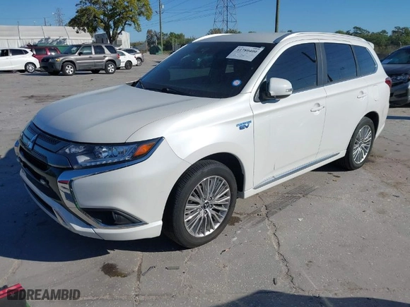 2022 Mitsubishi Outlander PHEV SEL with VIN JA4J2VA76NZ047604, listed as a IAAI auction lot 41780400 with 27,446 mi miles. Bid and sale history available at carsss.com. Image 2.