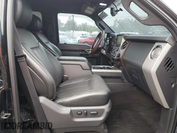 2016 Ford F-250 Lariat with VIN 1FT7W2BT7GEB12257, listed as a Copart auction lot 57263455 with 215,150 mi miles and Salvage title. Bid and sale history available at DreamBid. Image 5.