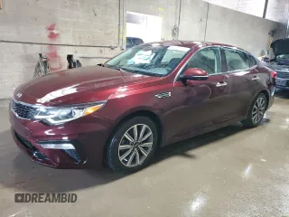 2019 Kia Optima LX z VIN 5XXGT4L38KG370908, wystawiony jako Copart lot #60132155 z przebiegiem 45 328 mil mil oraz Szkoda całkowita • Salvage title. Historia ofert i sprzedaży dostępna na DreamBid. Obrazek 1.