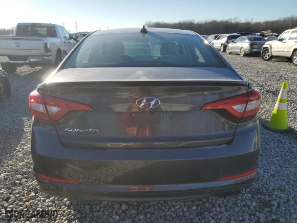 2016 Hyundai Sonata 2.4L SE with VIN 5NPE24AF4GH374828, listed as a Copart auction lot 41791045 with 107,136 mi miles and Salvage Title. Bid and sale history available at carsss.com. Image 6.
