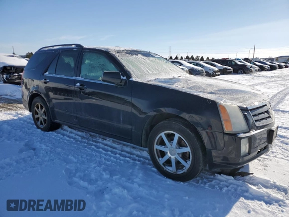 2004 Cadillac SRX with VIN 1GYEE63A140191345, listed as a Copart auction lot 43466115 with 154,111 mi miles and Non Repairable. Bid and sale history available at carsss.com. Image 4.
