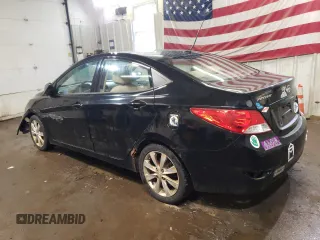 2012 Hyundai Accent GLS with VIN KMHCU4AE6CU168091, listed as a Copart auction lot 52881095 with 180,045 mi miles and Non Repairable. Bid and sale history available at carsss.com. Image 2.