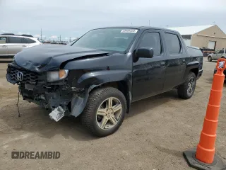 2013 Honda Ridgeline Sport with VIN 5FPYK1F74DB017907, listed as a Copart auction lot 55666355 with 140,117 mi miles and Salvage title. Bid and sale history available at DreamBid. Image 1.