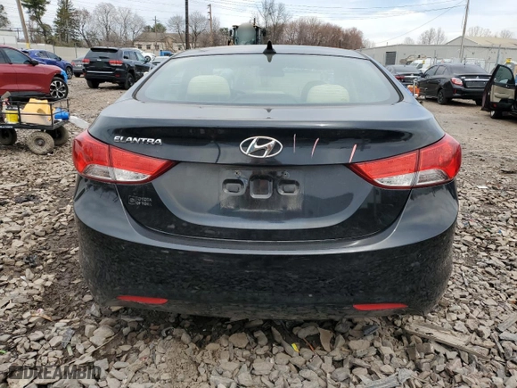 2013 Hyundai Elantra Limited PZEV with VIN 5NPDH4AEXDH231668, listed as a Copart auction lot 49846145 with 139,328 mi miles and Salvage Title. Bid and sale history available at carsss.com. Image 6.