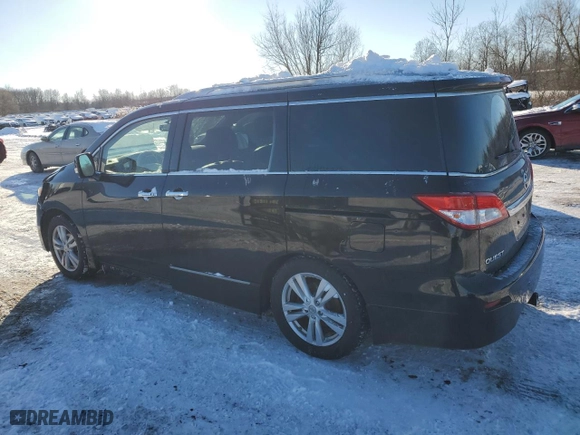 2012 Nissan Quest LE with VIN JN8AE2KP0C9039056, listed as a Copart auction lot 41579375 with NaN miles and Salvage Title. Bid and sale history available at carsss.com. Image 2.