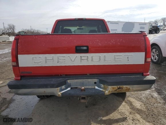 1997 Chevrolet C/K 1500 with VIN 2GCEC19R1V1270418, listed as a Copart auction lot 46584415 with 114,495 mi miles and Clean Title. Bid and sale history available at carsss.com. Image 6.