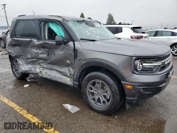 2023 Ford Bronco Sport Big Bend with VIN 3FMCR9B61PRD37887, listed as a Copart auction lot 56373245 with 17,700 mi miles and Non repairable. Bid and sale history available at DreamBid. Image 4.