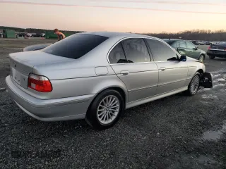 2001 BMW 5 Series 525iA with VIN WBADT43451GF58319, listed as a Copart auction lot 88724465 with 0 mi miles and Salvage Title. Bid and sale history available at carsss.com. Image 3.