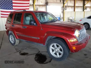 2007 Jeep Liberty Limited with VIN 1J8GL58K37W597251, listed as a Copart auction lot 52823045 with 227,191 mi miles and Salvage title. Bid and sale history available at DreamBid. Image 4.