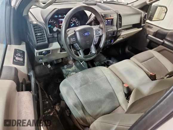 2018 Ford F-150 XL with VIN 1FTEX1CB2JKD38283, listed as a Copart auction lot 61363305 with 167,038 mi miles and Clean title. Bid and sale history available at DreamBid. Image 8.