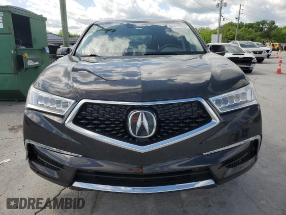 2017 Acura MDX Technology with VIN 5FRYD4H53HB026313, listed as a Copart auction lot 54315225 with 126,485 mi miles and Salvage Title. Bid and sale history available at carsss.com. Image 5.