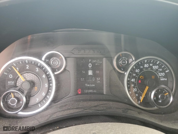 2019 Ram 2500 Tradesman with VIN 3C6UR5HJ7KG683600, listed as a Copart auction lot 48222334 with 131,995 mi miles and Salvage Title. Bid and sale history available at carsss.com. Image 9.