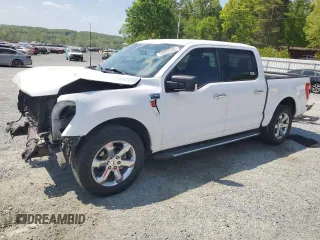 2021 Ford F-150 XL with VIN 1FTEW1C89MFC91290, listed as a Copart auction lot 53907505 with 75,098 mi miles and Salvage title. Bid and sale history available at DreamBid. Image 1.