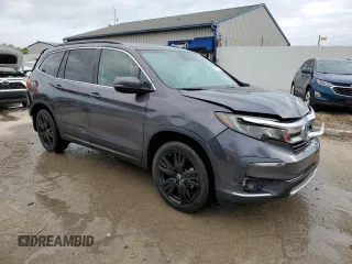 2021 Honda Pilot Special Edition with VIN 5FNYF5H25MB023088, listed as a Copart auction lot 55141015 with 66,163 mi miles and Salvage title. Bid and sale history available at DreamBid. Image 4.