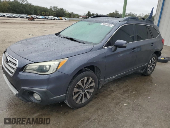 2015 Subaru Outback Limited with VIN 4S4BSANC6F3315139, listed as a Copart auction lot 89104055 with 118,730 mi miles and Salvage Title. Bid and sale history available at DreamBid. Image 1.