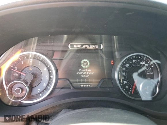 2019 Ram 1500 Big Horn/Lone Star with VIN 1C6SRFFT0KN527553, listed as a Copart auction lot 50208925 with 68,558 mi miles and Clean Title. Bid and sale history available at carsss.com. Image 9.