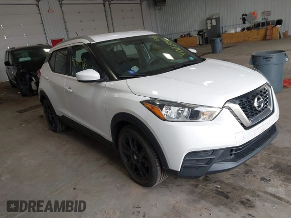 2019 Nissan Kicks SV z VIN 3N1CP5CU7KL498307, wystawiony jako IAAI lot #42168416 z przebiegiem 18 778 mil mil oraz . Historia ofert i sprzedaży dostępna na DreamBid. Obrazek 1.