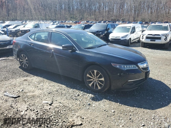 2015 Acura TLX with VIN 19UUB1F34FA011042, listed as a Copart auction lot 49988395 with 180,017 mi miles and Salvage Title. Bid and sale history available at carsss.com. Image 4.