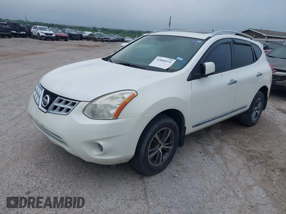 2012 Nissan Rogue S with VIN JN8AS5MT1CW256718, listed as a IAAI auction lot 42068314 with 146,067 mi miles. Bid and sale history available at carsss.com. Image 2.