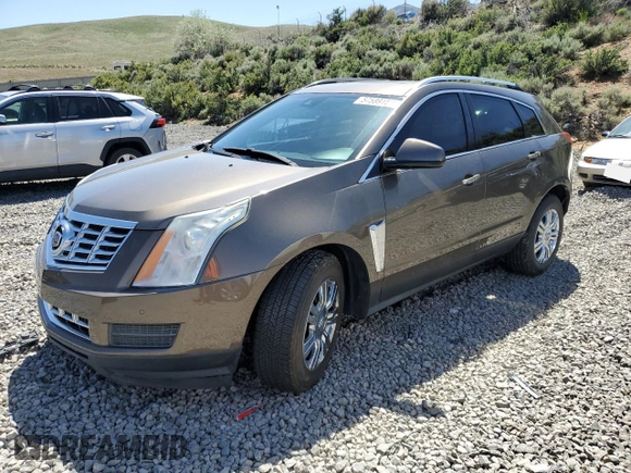 2015 Cadillac SRX Luxury Collection z VIN 3GYFNBE35FS555046, wystawiony jako Copart lot #57589155 z przebiegiem 108 456 mil mil oraz Szkoda całkowita • Salvage title. Historia ofert i sprzedaży dostępna na DreamBid. Obrazek 1.