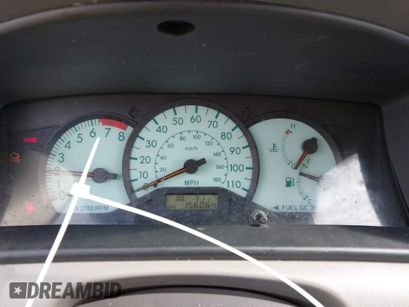 2003 Toyota Corolla CE with VIN 1NXBR32E43Z188152, listed as a IAAI auction lot 42115553 with 156,064 mi miles and . Bid and sale history available at DreamBid. Image 7.