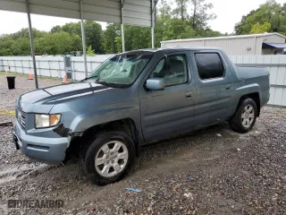 2007 Honda Ridgeline RTL w/Leather with VIN 2HJYK16567H525765, listed as a Copart auction lot 65923024 with 110,011 mi miles and Salvage Title. Bid and sale history available at carsss.com. Image 1.