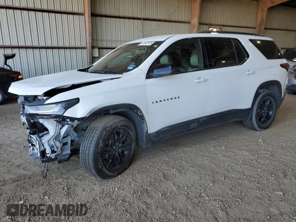 2022 Chevrolet Traverse LS with VIN 1GNEVFKW6NJ131485, listed as a Copart auction lot 87547575 with 46,598 mi miles and Clean Title. Bid and sale history available at carsss.com. Image 1.