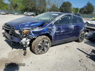 2025 Subaru Crosstrek Premium с VIN JF2GUHDC6SH218374, выставлен на аукционе Copart как лот 53202415 с пробегом 4 110 миль миль и Списание • Salvage title. История ставок и продаж доступна на DreamBid. Изображение 1.