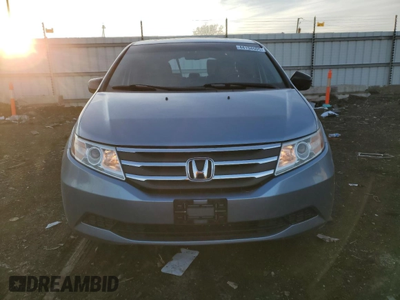 2012 Honda Odyssey EX-L with VIN 5FNRL5H64CB002814, listed as a Copart auction lot 44134505 with 131,235 mi miles and Salvage Title. Bid and sale history available at carsss.com. Image 5.