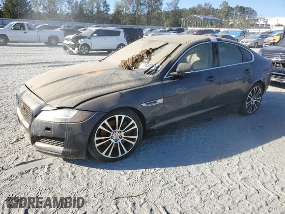 2017 Jaguar XF 35t Prestige with VIN SAJBE4BV9HCY33365, listed as a Copart auction lot 74509854 with 0 mi miles and Salvage Title. Bid and sale history available at carsss.com. Image 1.