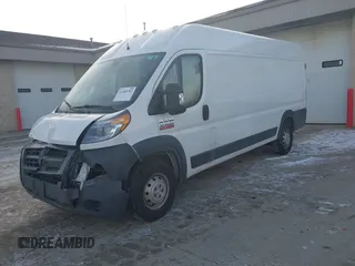 2018 Ram ProMaster Cargo with VIN 3C6URVJGXJE153615, listed as a IAAI auction lot 41309702 with 122,597 mi miles. Bid and sale history available at carsss.com. Image 17.