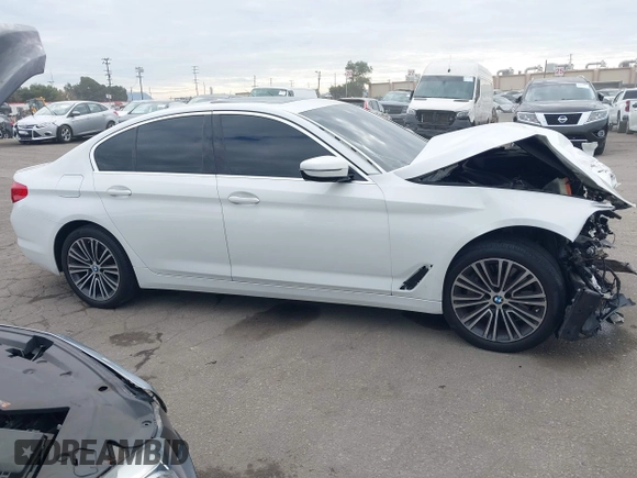 2020 BMW 5 Series 530i with VIN WBAJR3C01LWW64071, listed as a IAAI auction lot 40945230 with 91,982 mi miles and . Bid and sale history available at DreamBid. Image 14.