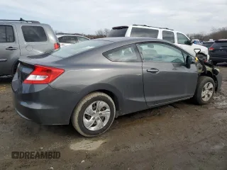 2013 Honda Civic Cpe LX with VIN 2HGFG3B5XDH521472, listed as a Copart auction lot 43970675 with 113,410 mi miles and Salvage Title. Bid and sale history available at carsss.com. Image 3.