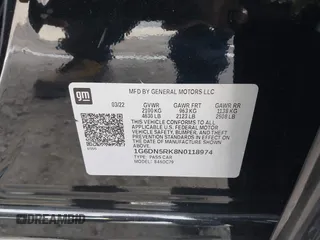 2022 Cadillac CT5 Premium Luxury z VIN 1G6DN5RK8N0118974, wystawiony jako IAAI lot #41265623 z przebiegiem 40 568 mil mil oraz . Historia ofert i sprzedaży dostępna na DreamBid. Obrazek 9.