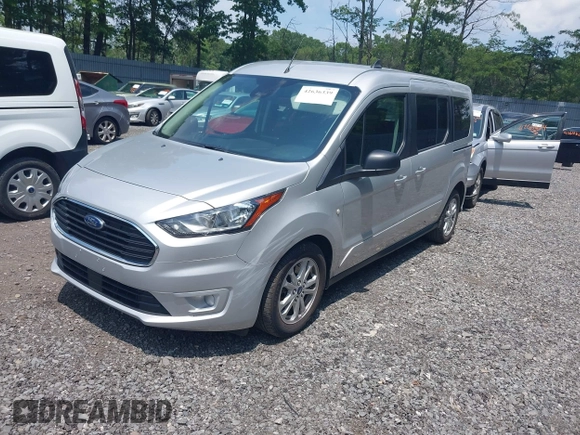 2020 Ford Transit Connect XLT with VIN NM0GE9F27L1470132, listed as a IAAI auction lot 42636339 with 69,434 mi miles and . Bid and sale history available at DreamBid. Image 2.